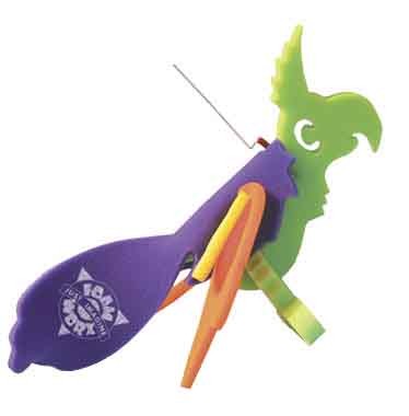 Parrot on a leash, promotional toy with logo imprint 8