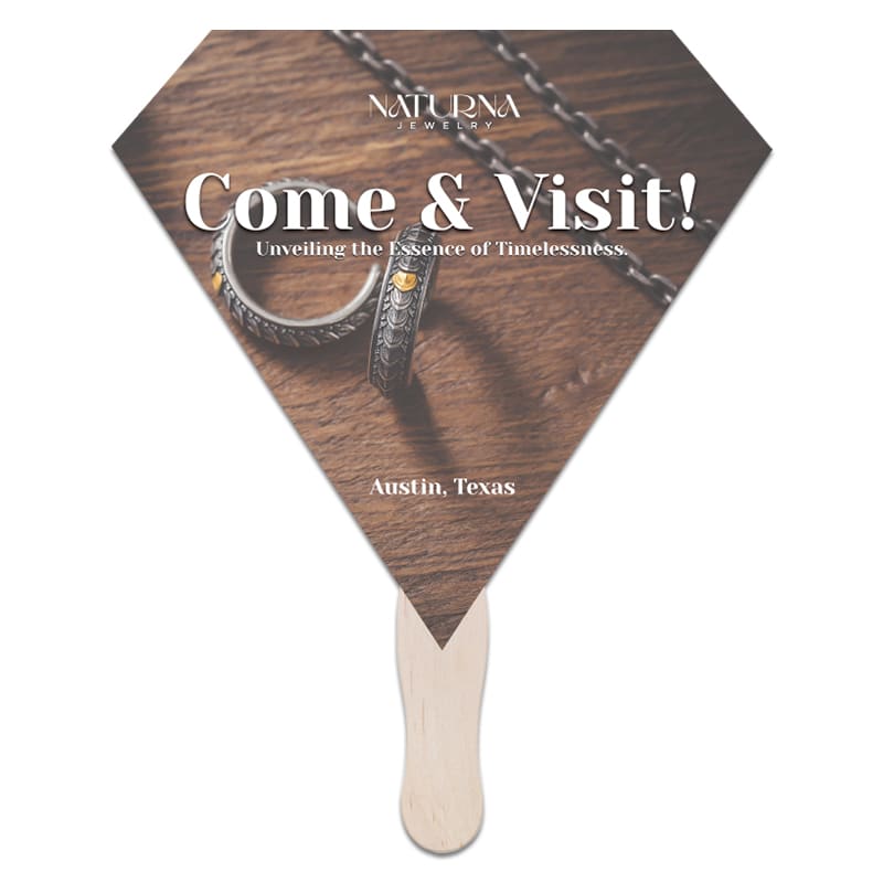 Gem Diamond Hand Fans 2