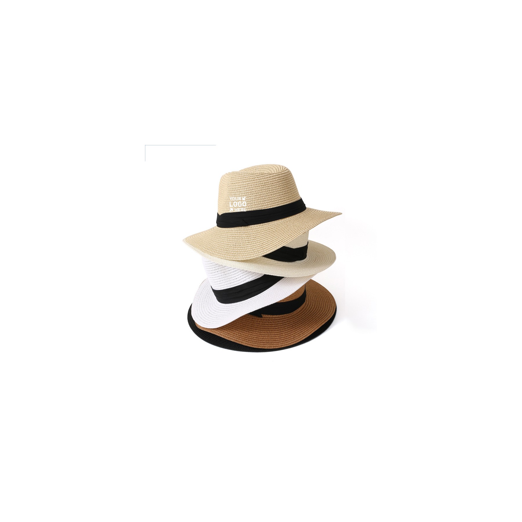 Straw Panama Beach Sun Hat