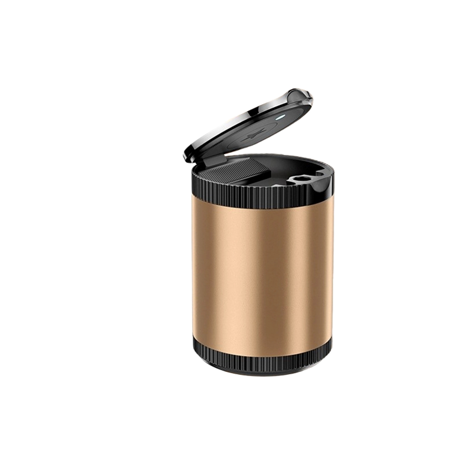 One-Button Open Lid Lighted Car Ashtray 2