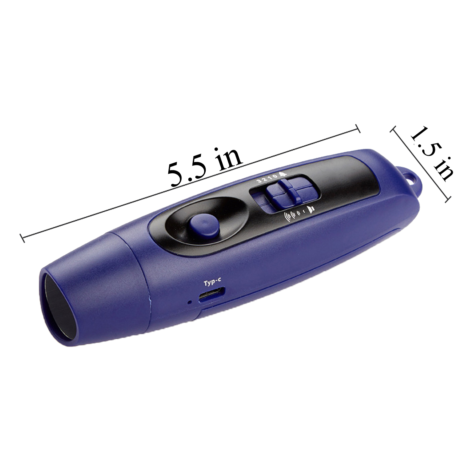 USB Rechargeable Electronic Whistle w/ LED Light 8