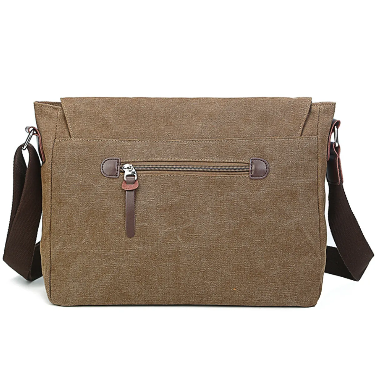 Men'S Canvas Shoulder Retro Messenger Military Bag 6