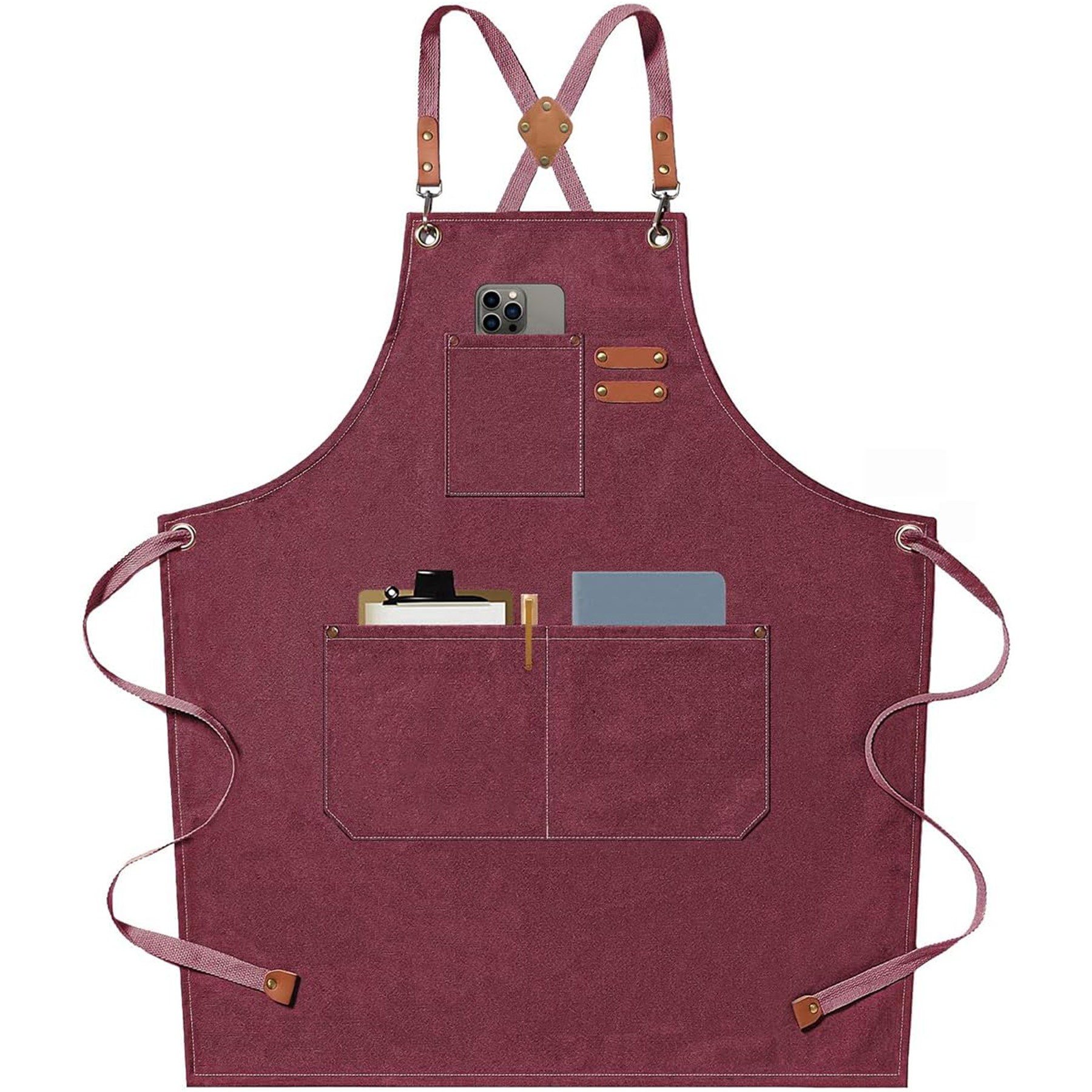 Chef Aprons with Large Pockets 1