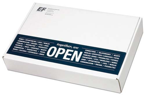 17 1/2" x 12 1/2" x 4 1/4" - E-Flute Outside Tuck Box 2