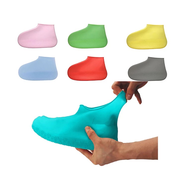Non-Slip Reusable Waterproof Silicone Rain Shoe covers 1