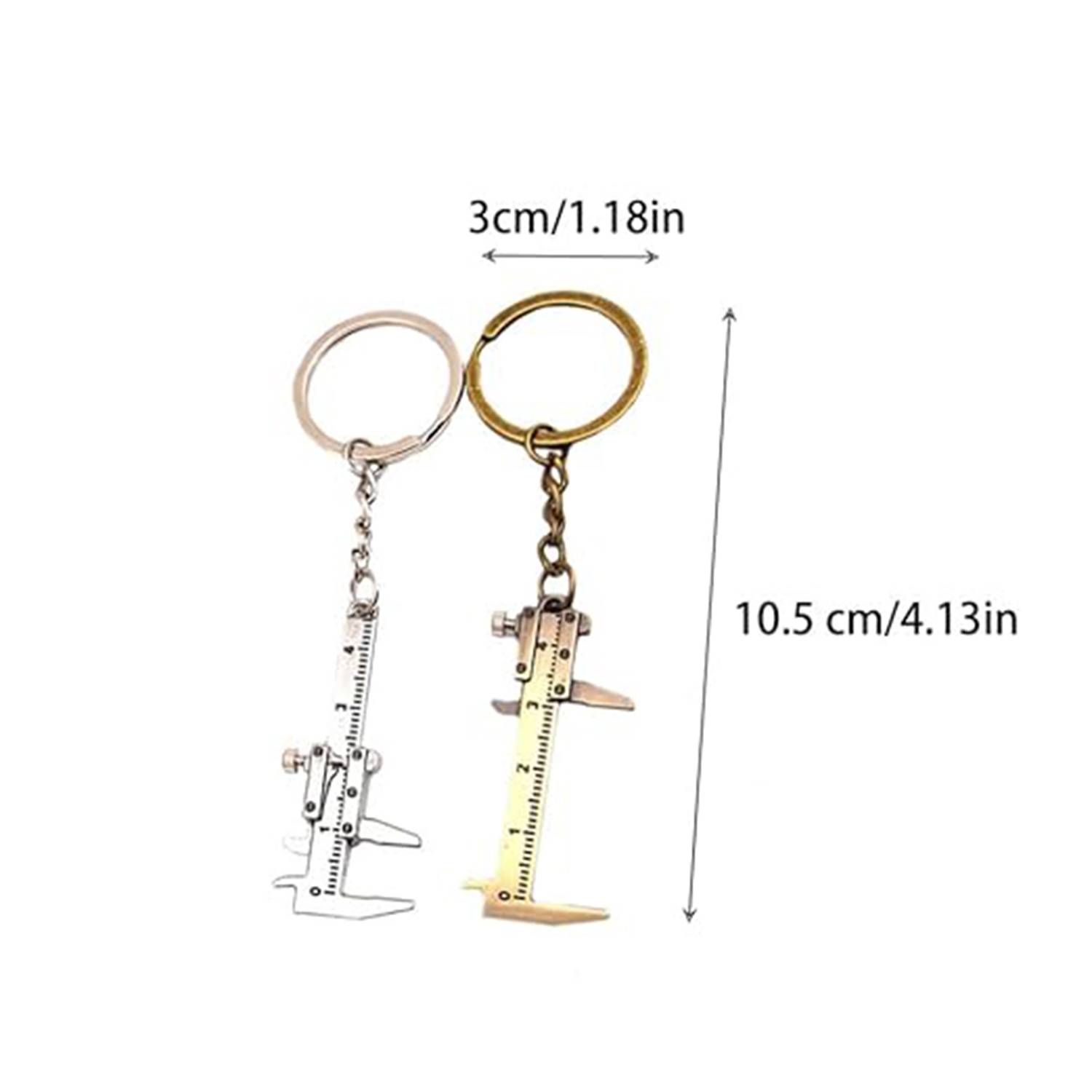 Mini Vernier Caliper Keychain 2