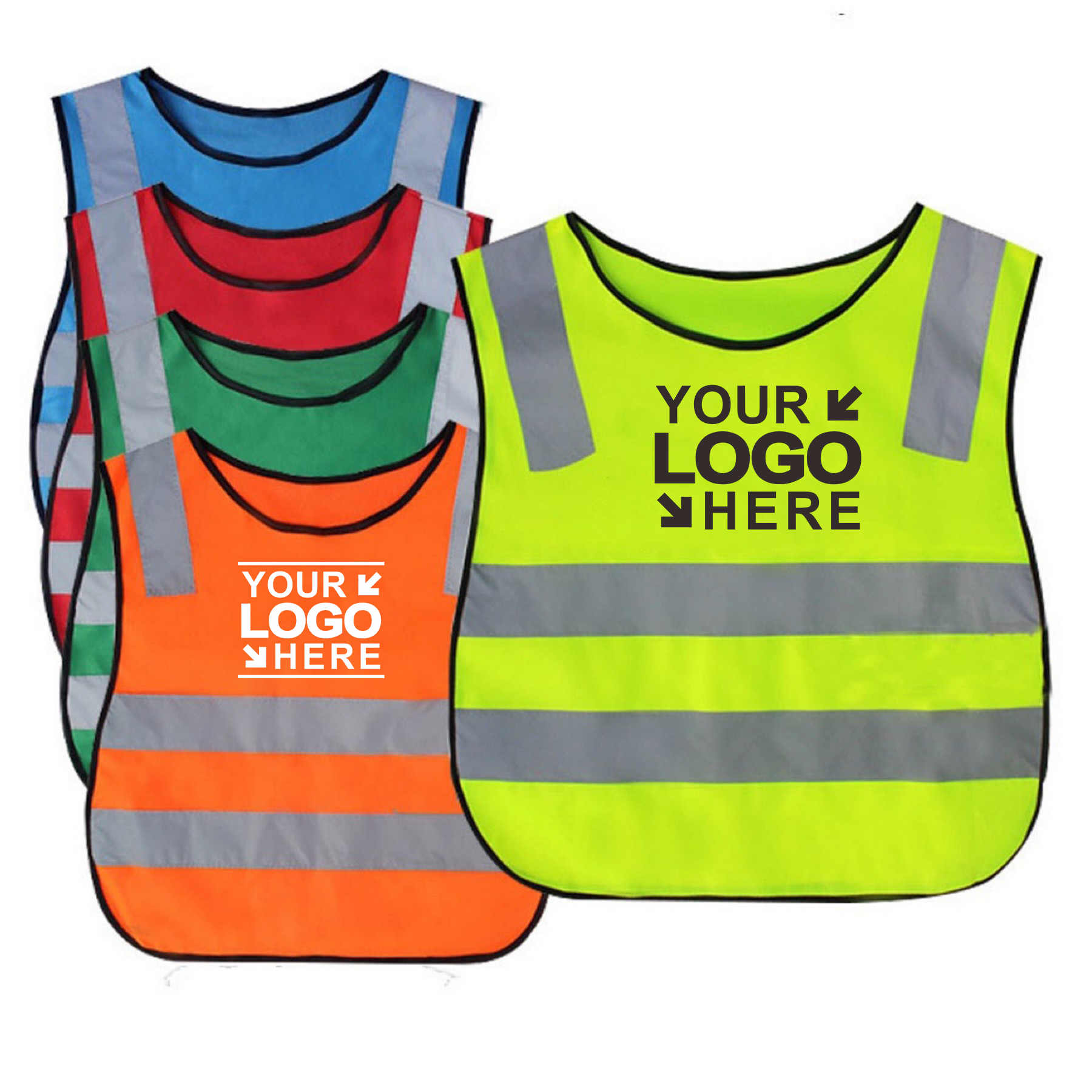 MOQ50Pcs Kids High Visibility  Reflective Vest 1