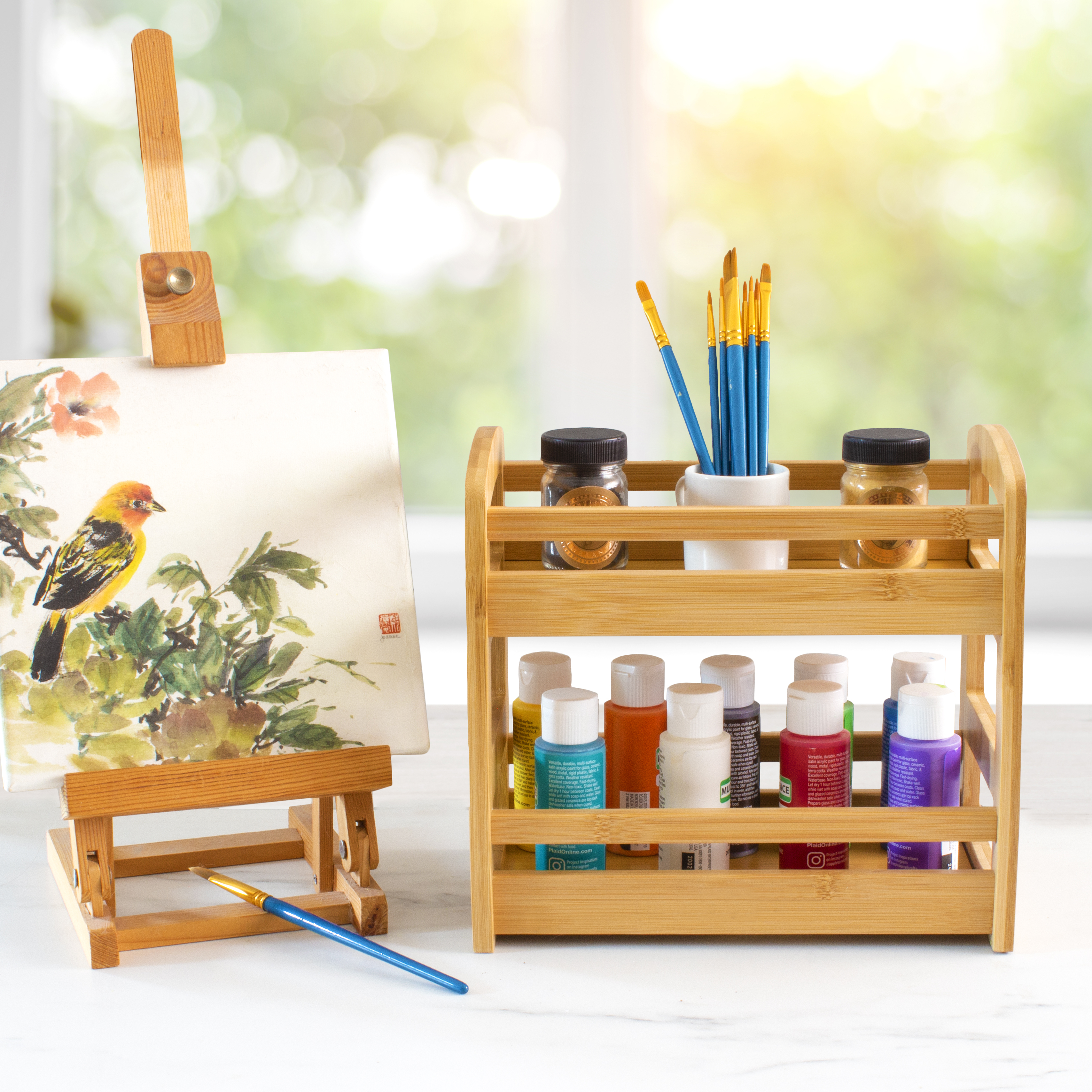 Bamboo 2-Tier Spice Caddy 7