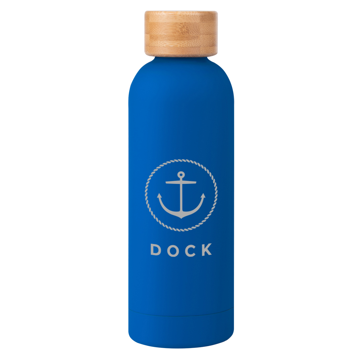 17 Oz. Blair Recycled Stainless Steel Bottle With Bamboo Lid, custom water bottle with logo imprint 8