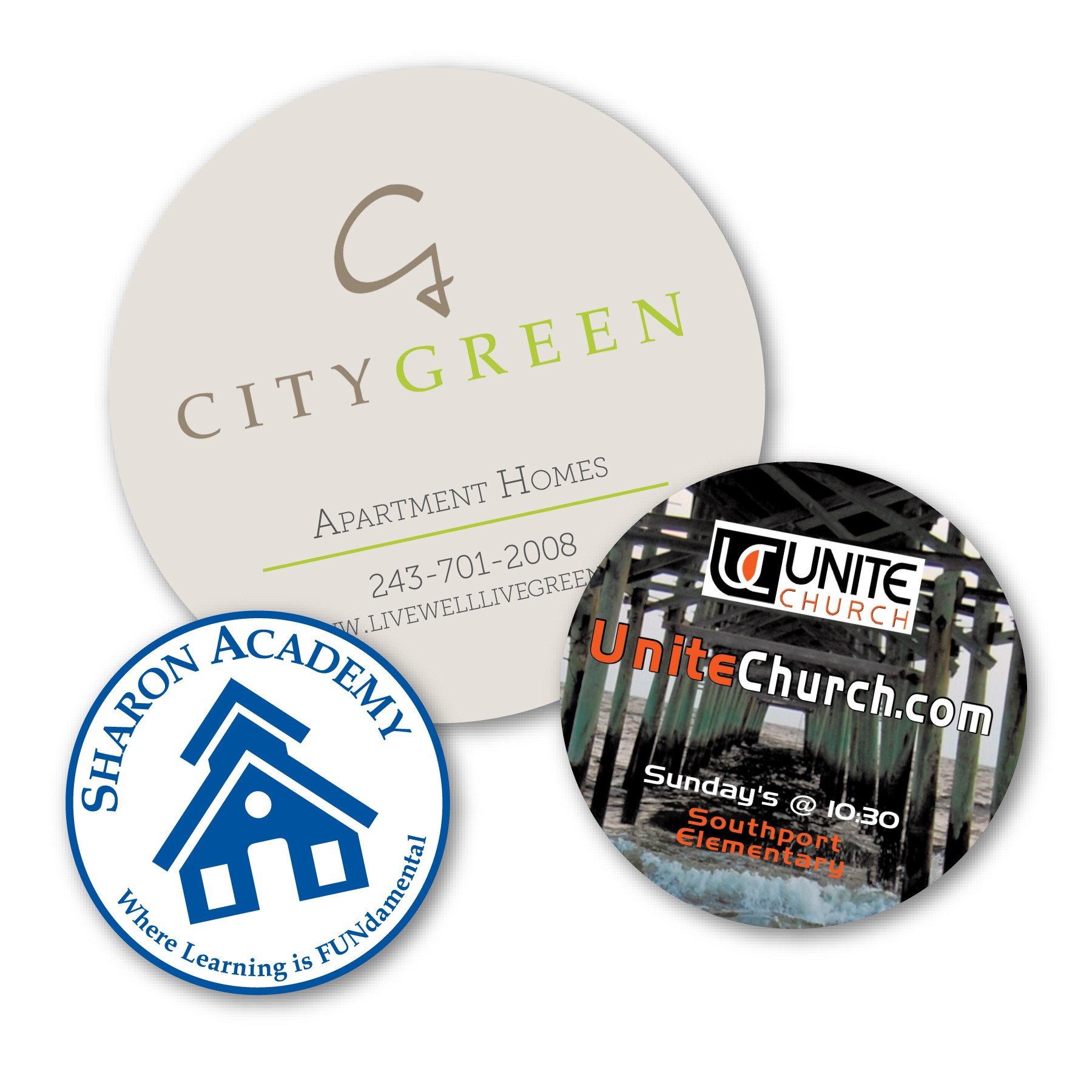 Circle Magnet - 4.75" - 30 mil - Outdoor Safe