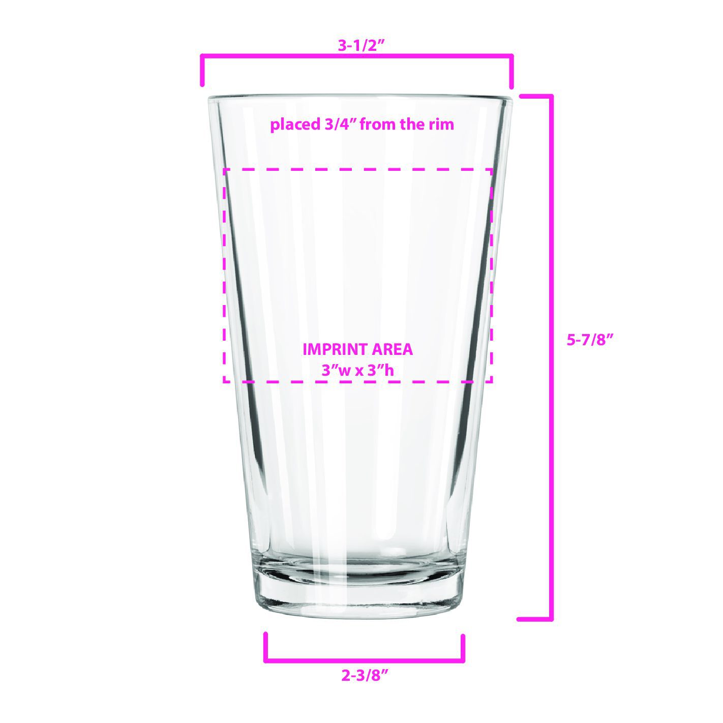 16 oz Libbey Mixing Glass 7