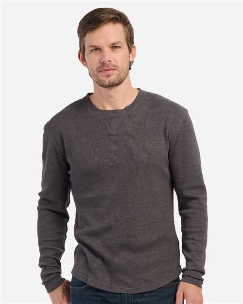 Men's Waffle Knit Long Sleeve T-Shirt - BM3103 20
