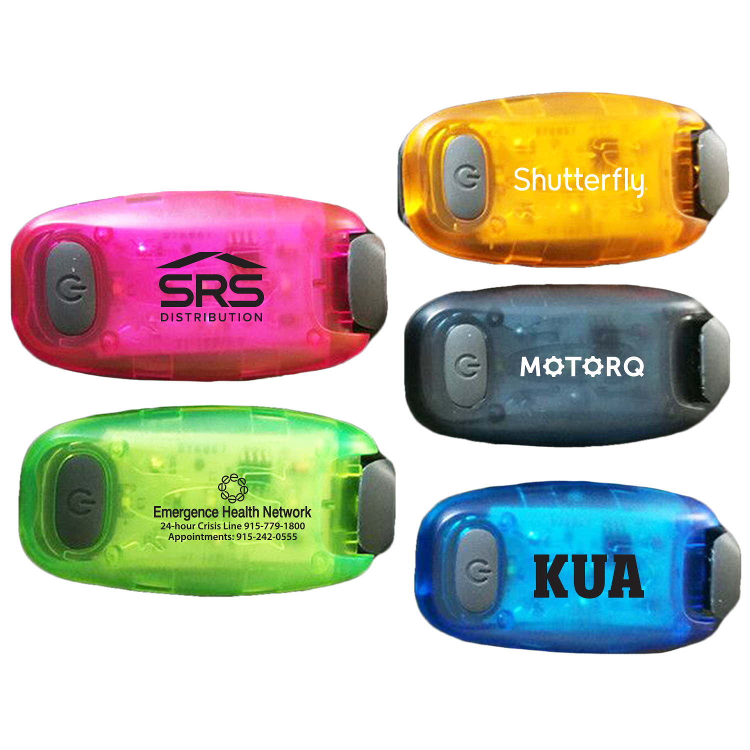 Flashing LED Safety Light with Clip 3