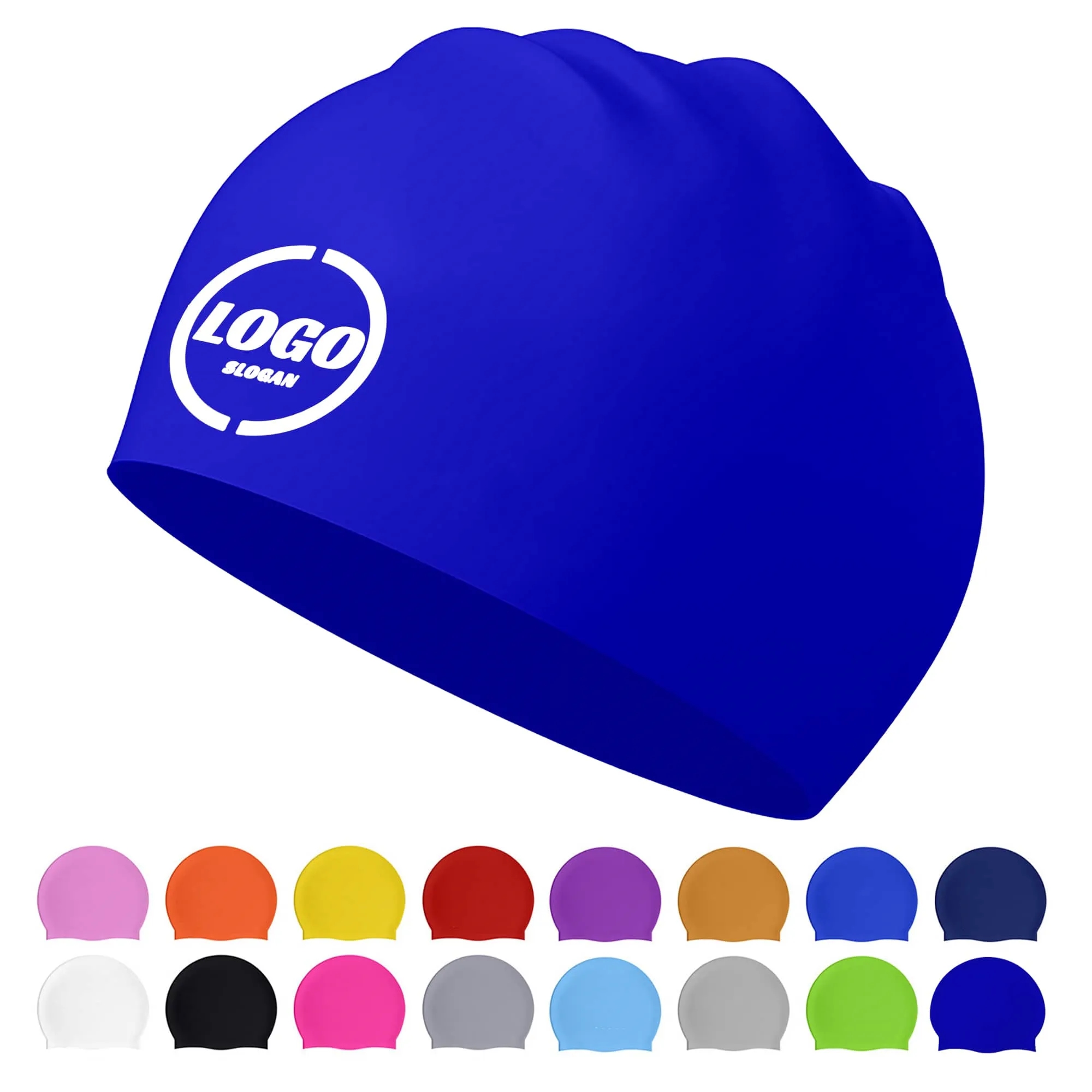 Adult Universal Silicone Swim Cap