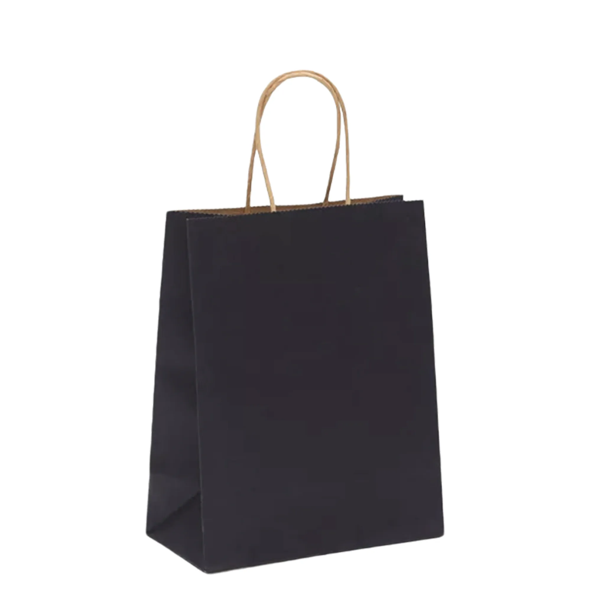 MOQ 100 PCS Kraft Paper Handbag 12