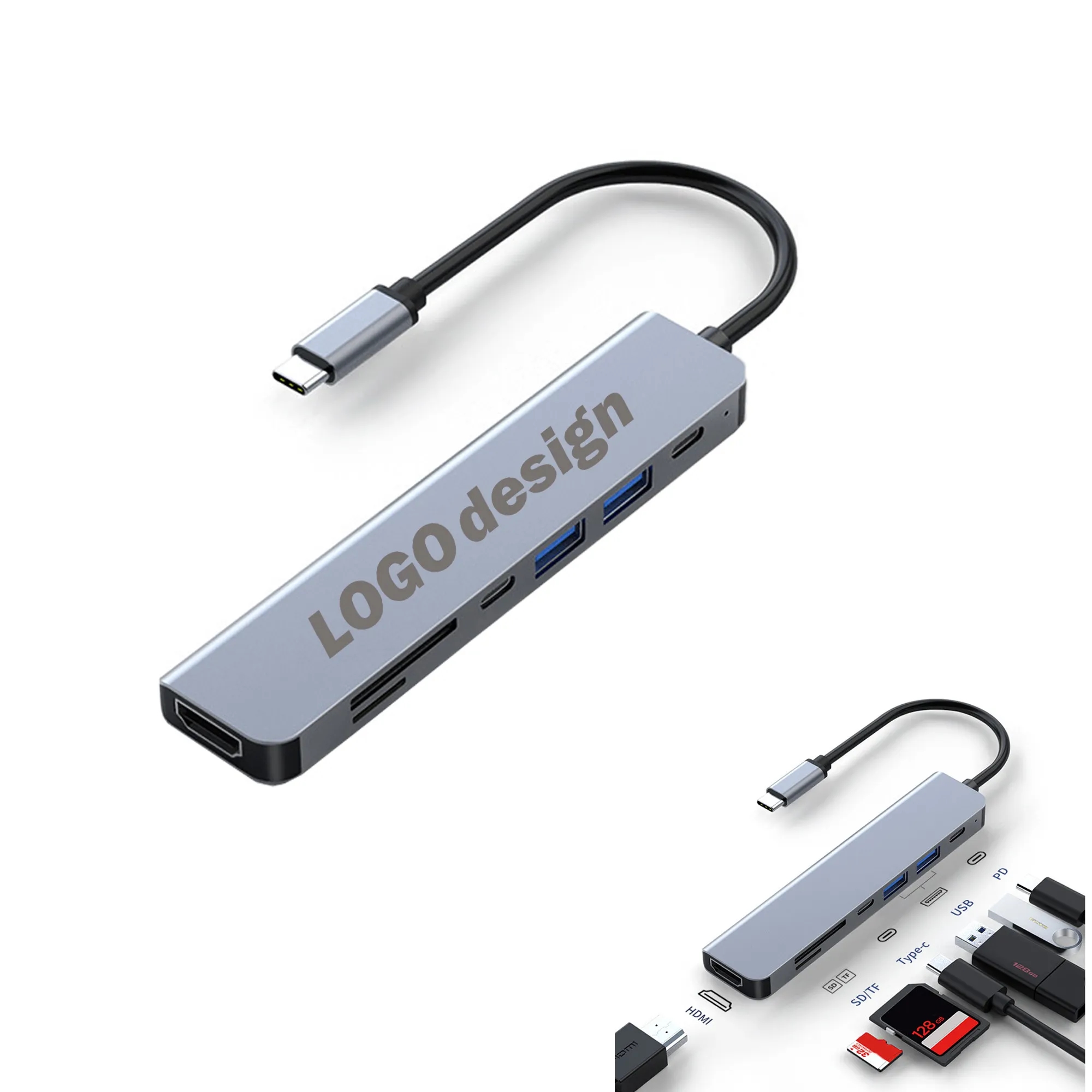 7-in-1 TYPC (USB-C) Docking Station MOQ 100 PCS 2