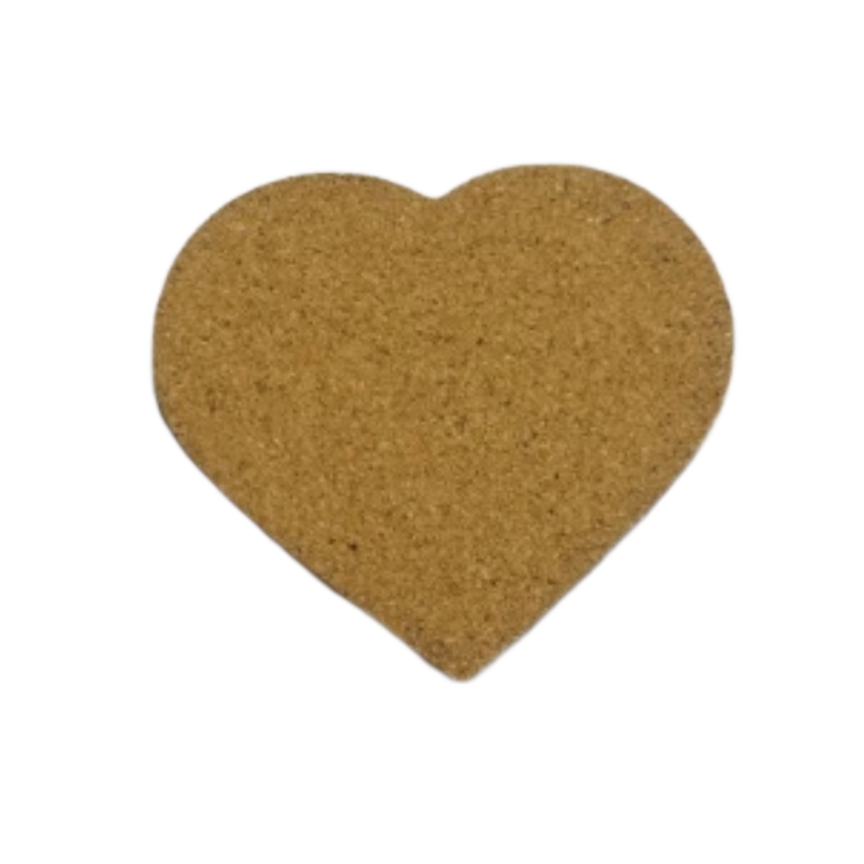 Heart Shape Cork Coaster 1/5" Thick 6
