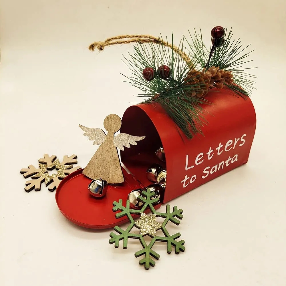 Creative Christmas Mail Box Swag with Pine 2