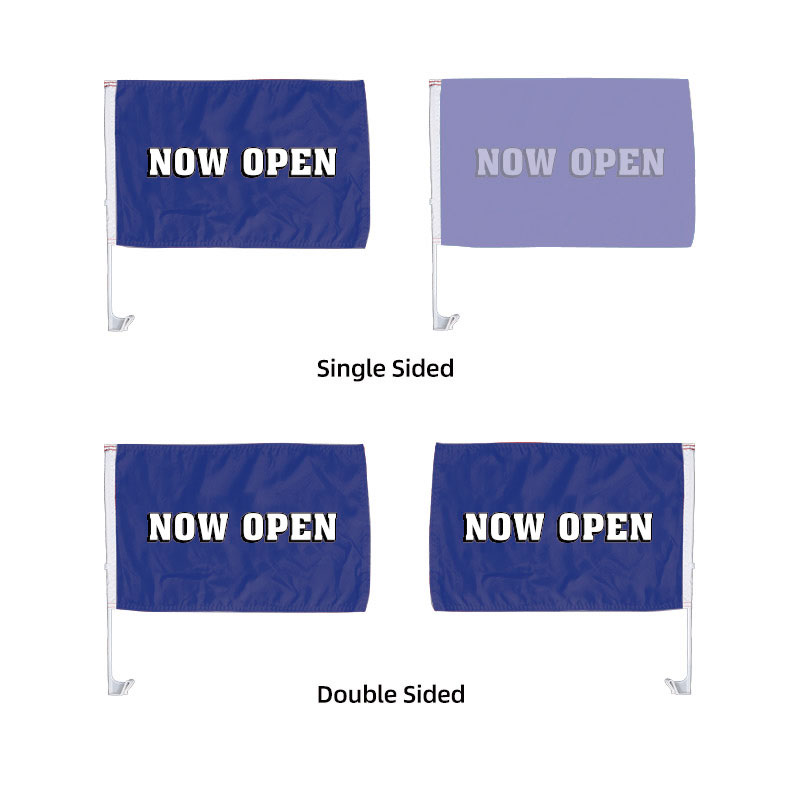 20" Drivable Double-Sided Premium Car Window Flag 1