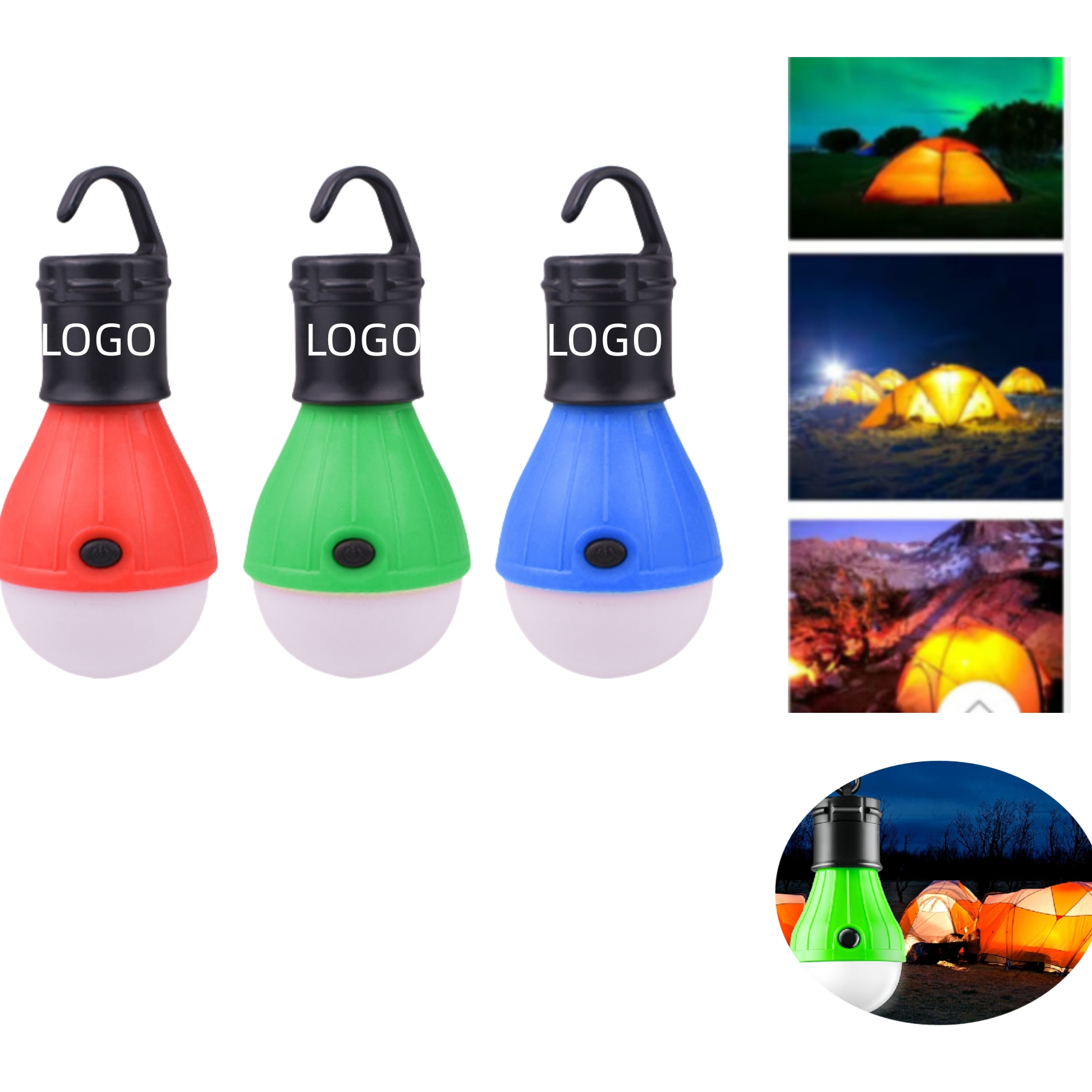 Portable LED Tent Lights 2