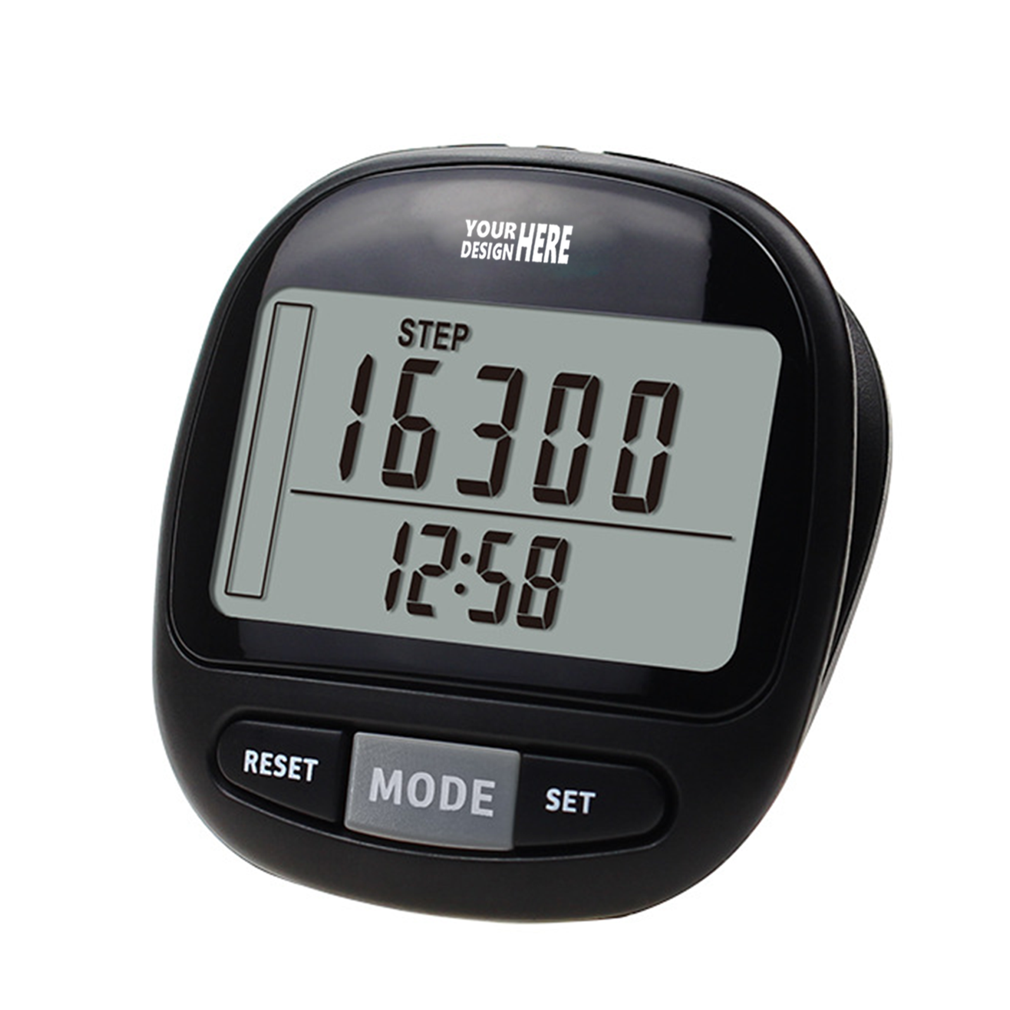 Digital Step Counter - Portable with Clip 2