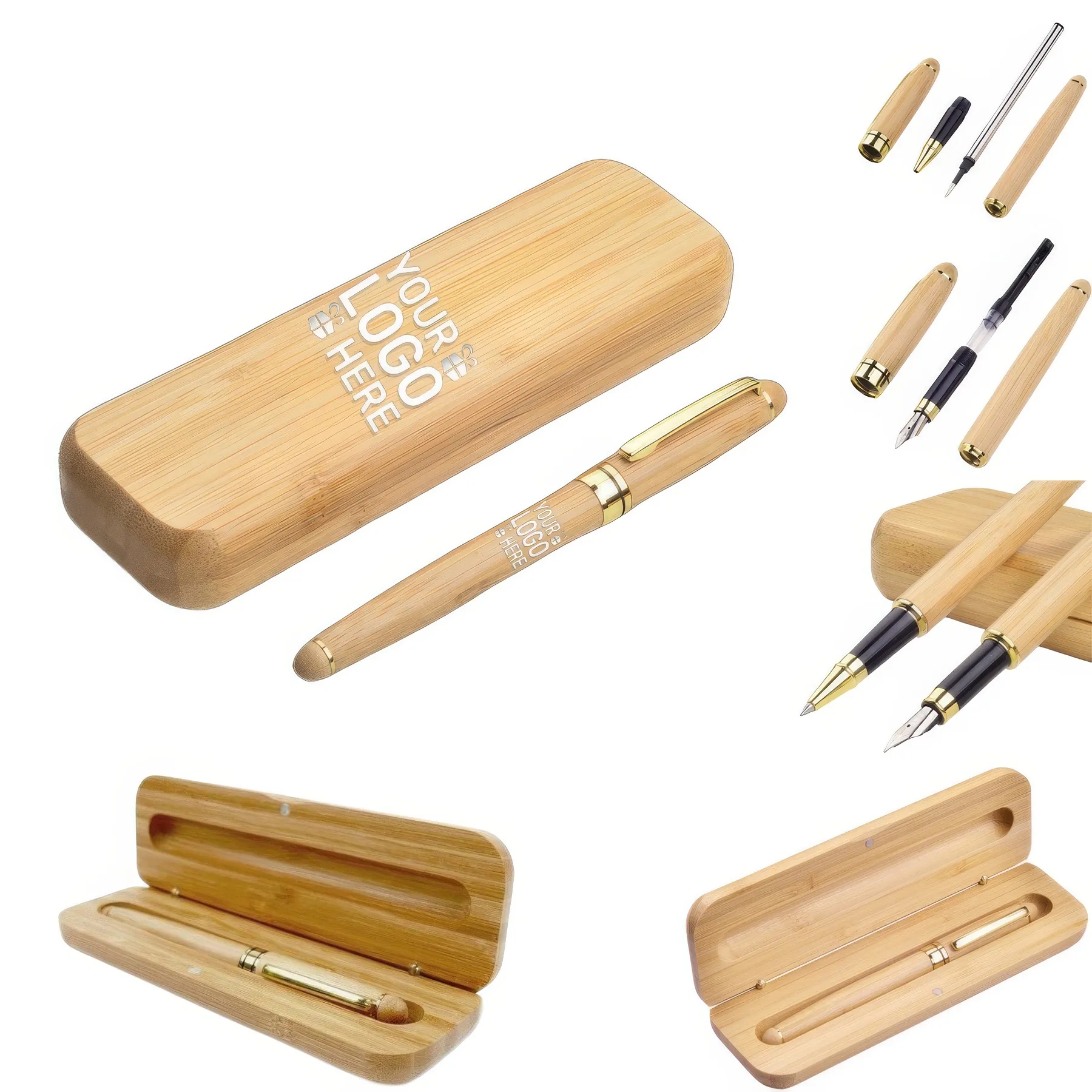 Eco Friendly Wooden Pen Set 2