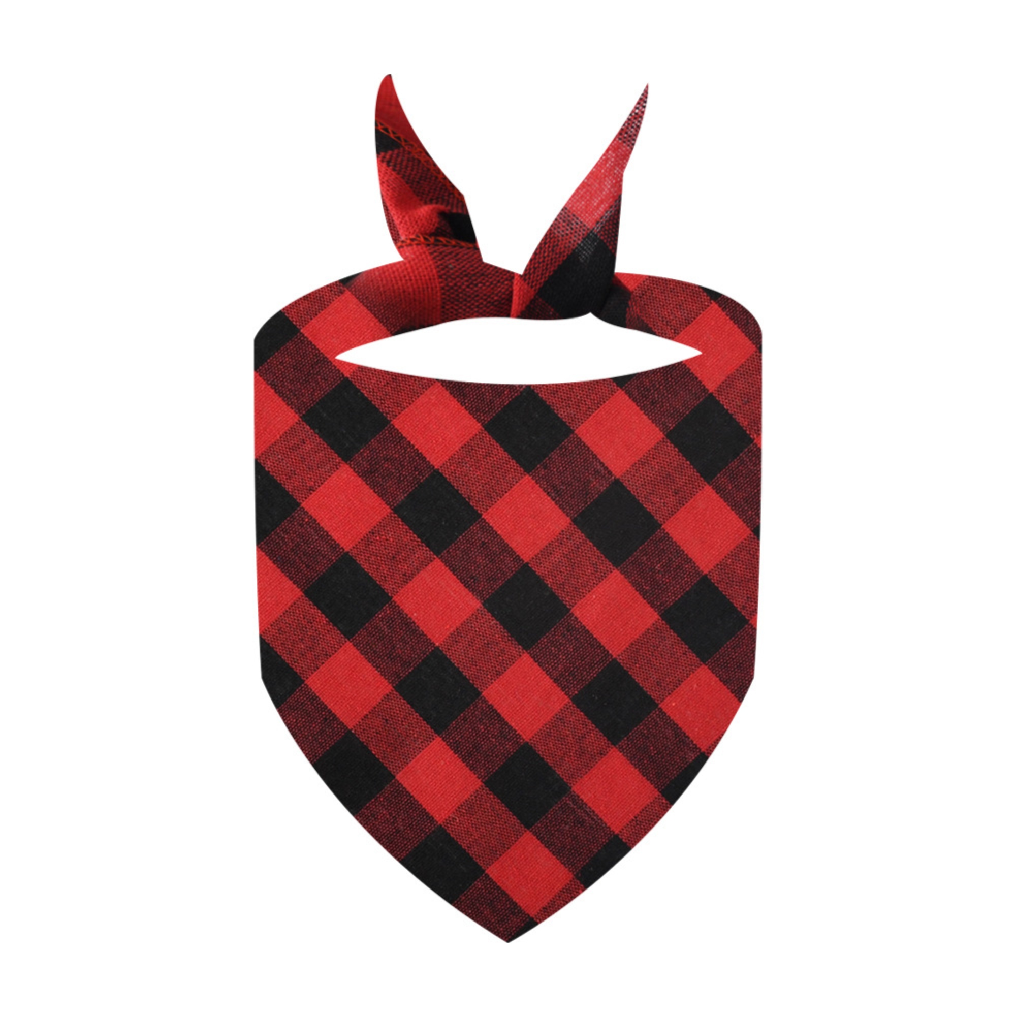 Absorbent Plaid Dog Bandana 11
