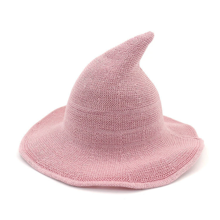 Knitted Wool Hat With Large Brim 4