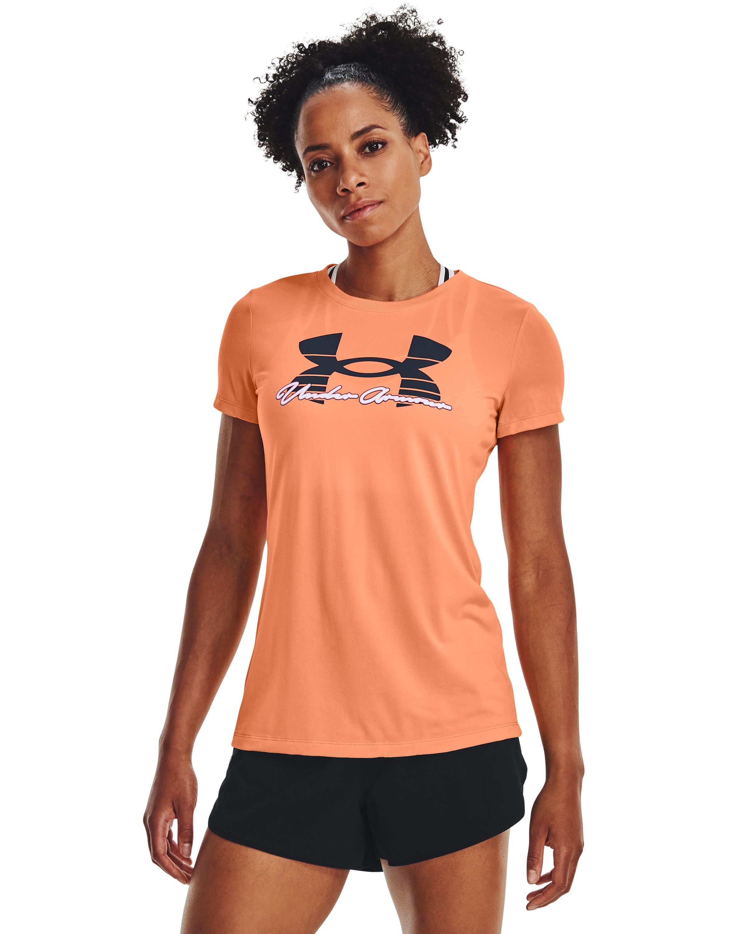UA Tech Script Women's Short Sleeve 3