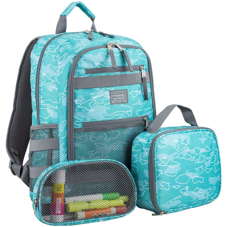 Backpack Lunch Bag Pencil Case Sets - Ocean 2