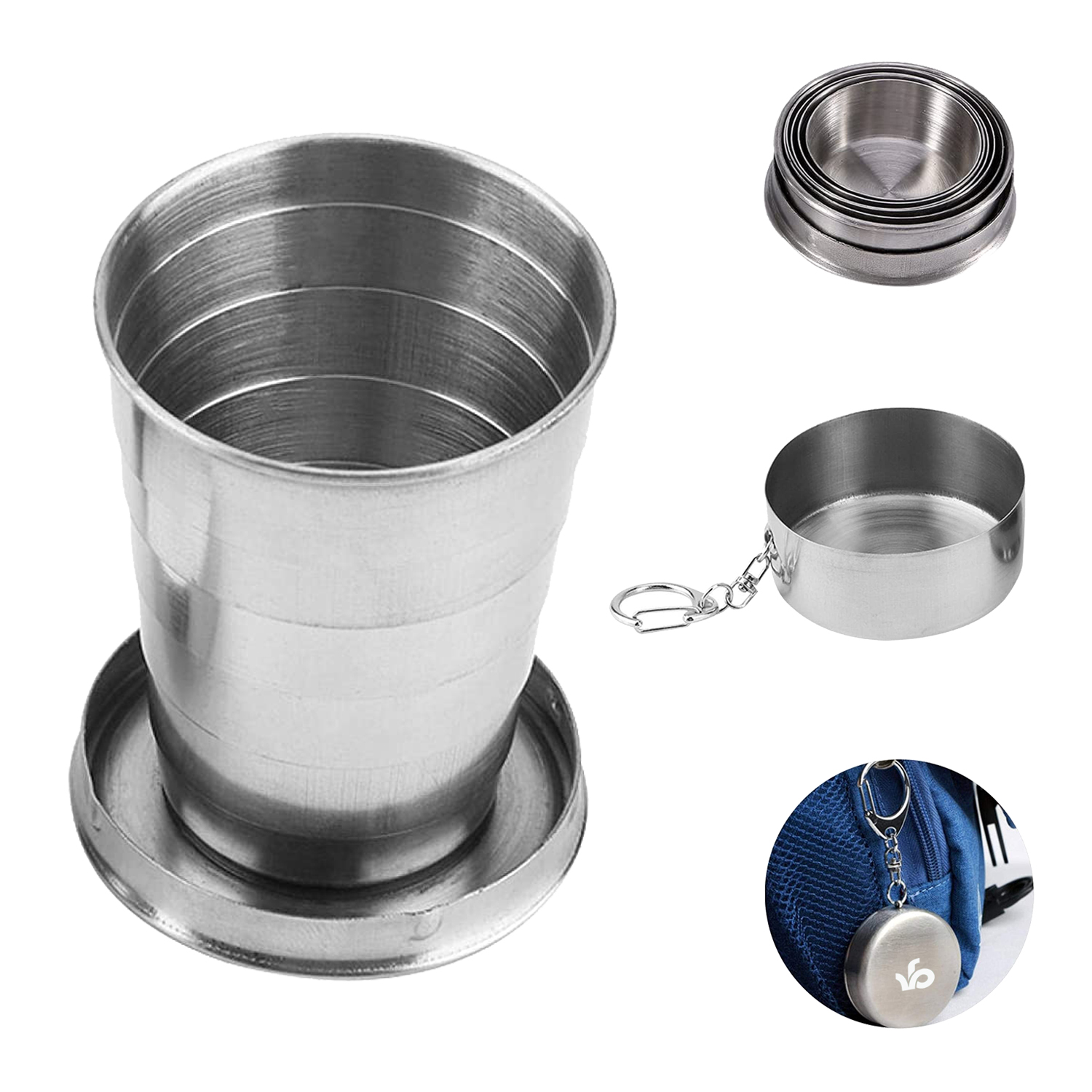 Stainless Steel Telescopic Cup 2
