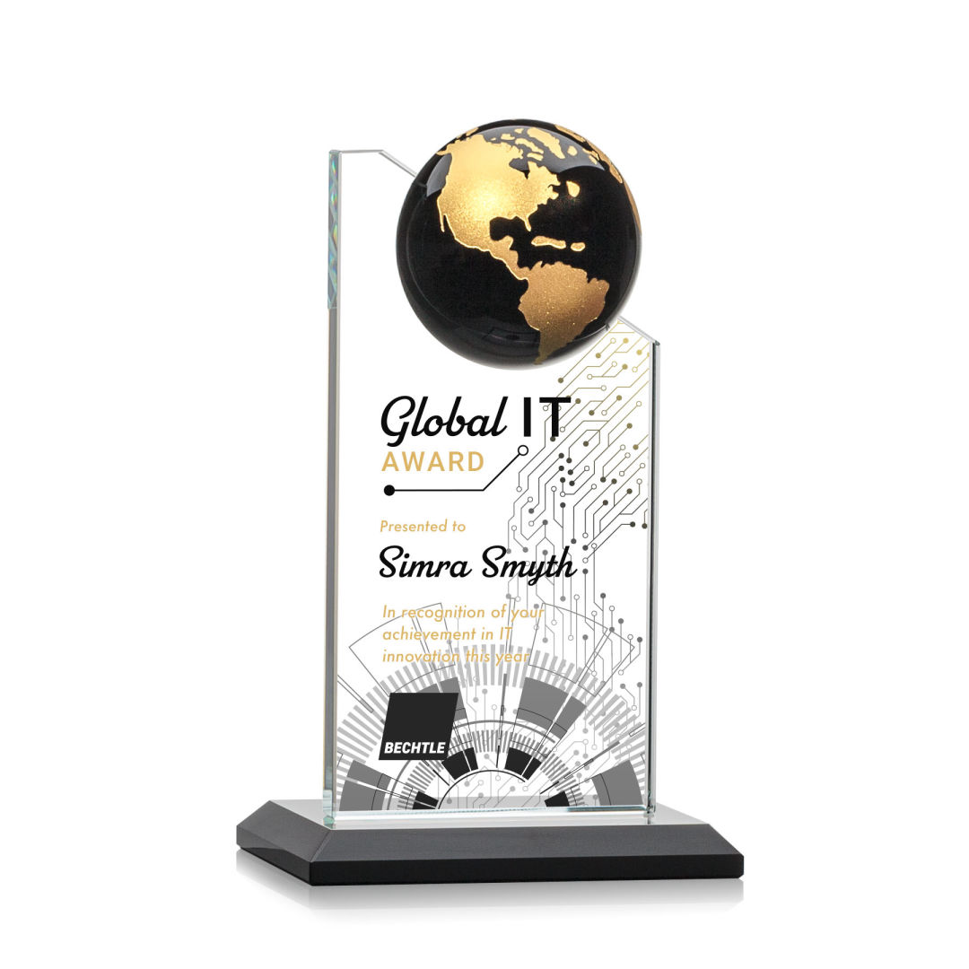 Arden VividPrint™ Award - Black/Gold 3