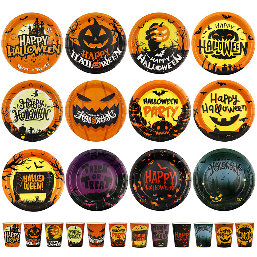 7'' Halloween Paper Plate 3