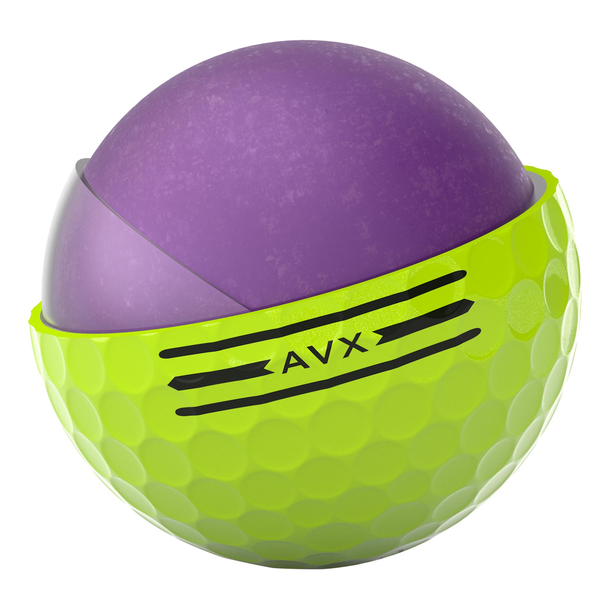 Titleist® AVX® Yellow Golf Ball Std Serv 1