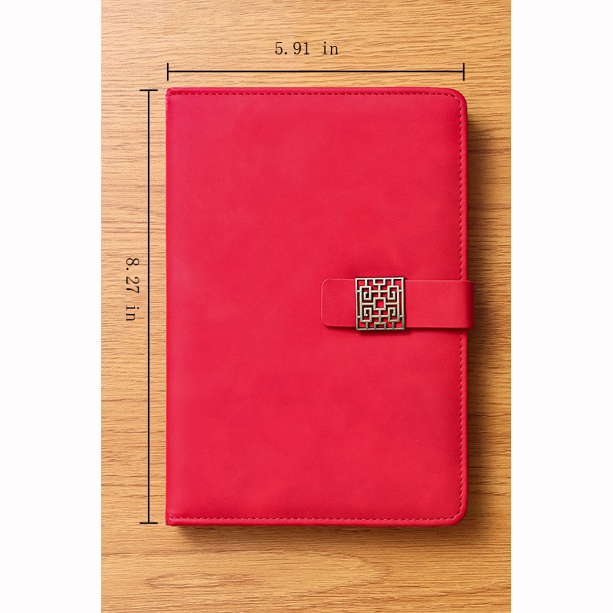 A5 Vintage Clasp Notebook for Business & Study 8