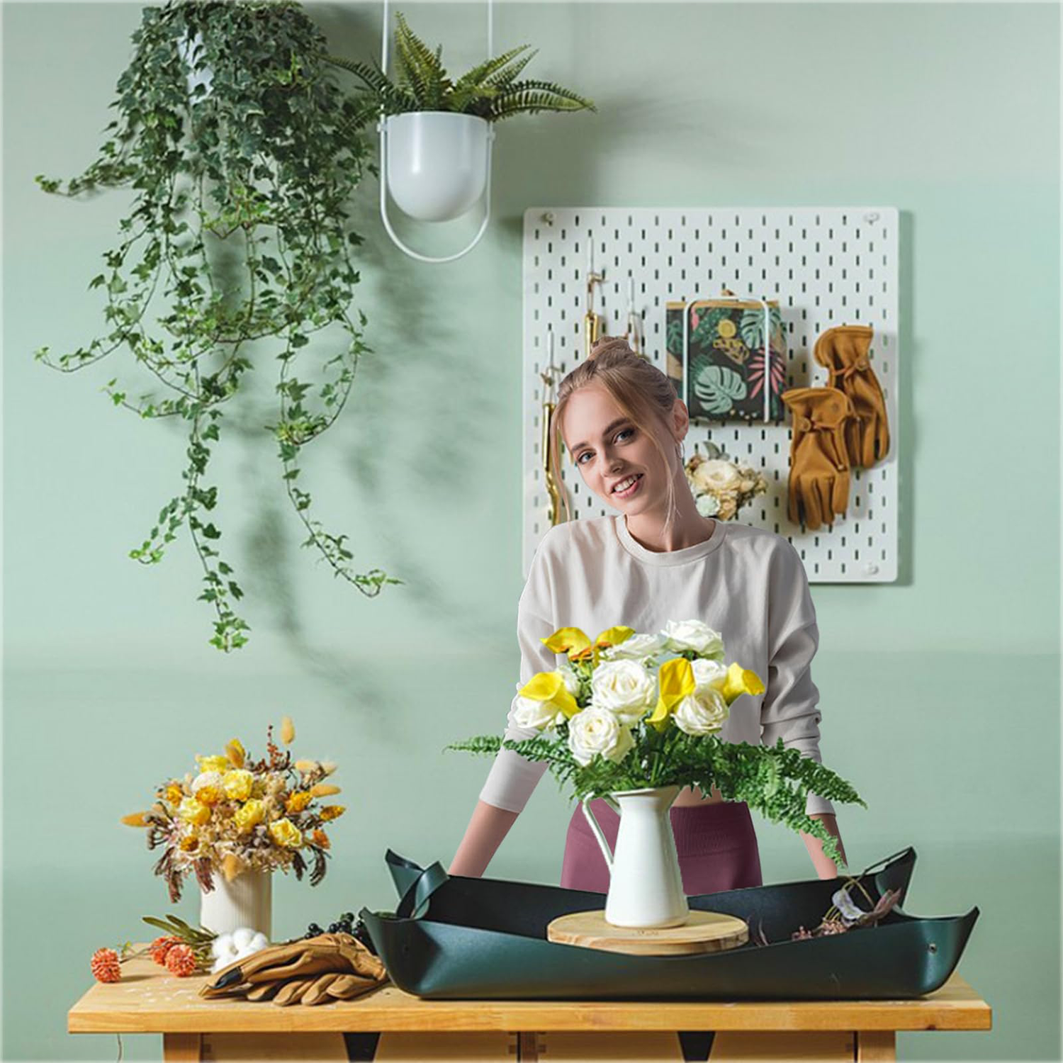 PU Leather Planting Gardening Mat 5