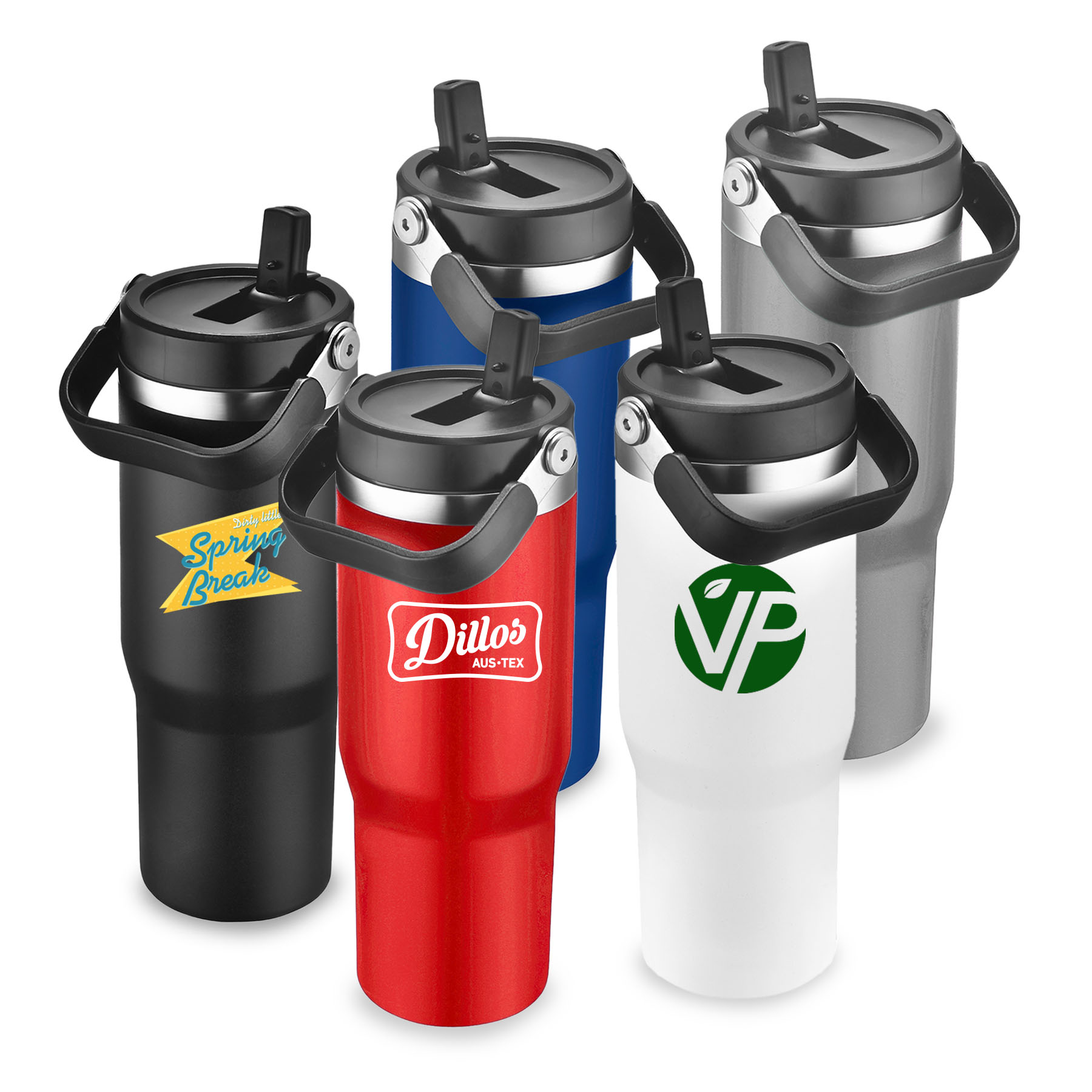 30 oz. Vacuum Travel Mug with Carrier 7