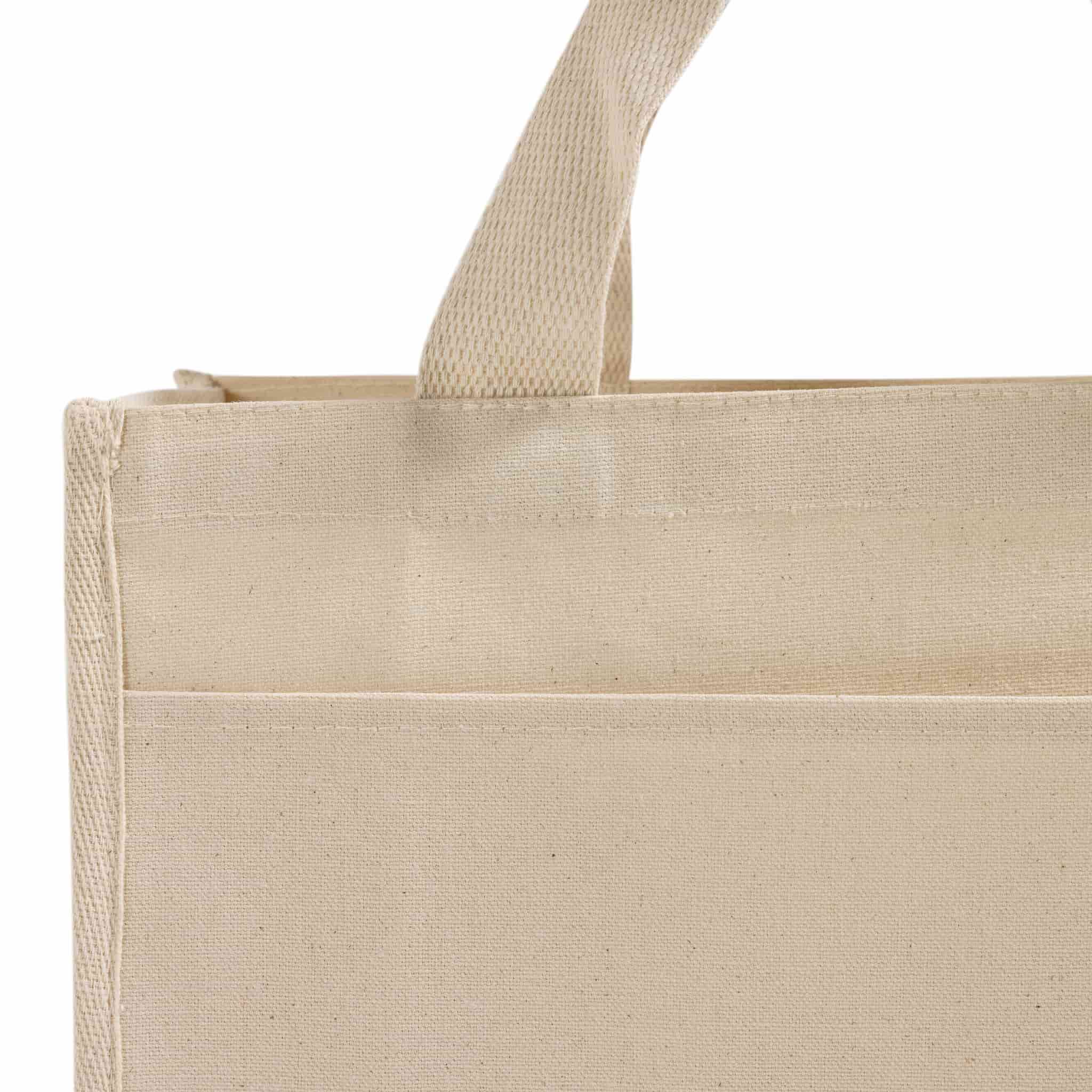 Color-Trim Canvas Tote Bag, custom tote bag with logo imprint 8