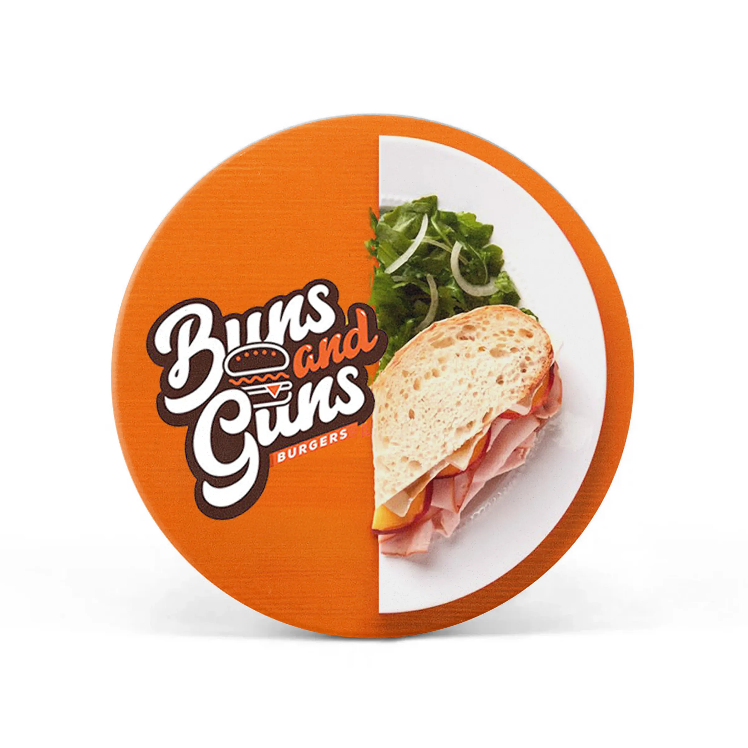 3.5" Circular Pulpboard Coaster - Full color print 8