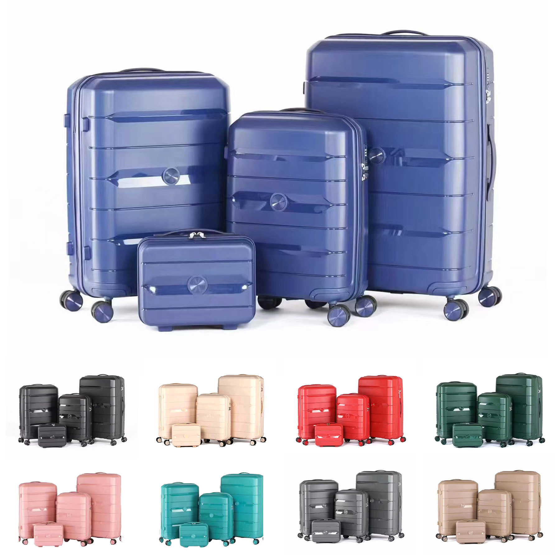 Double Rolling Wheels Suitcase 4