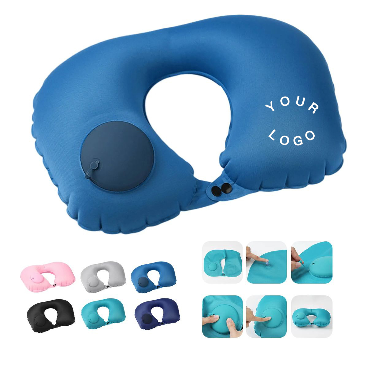 TPU Travel Pillow with Fast Inflation 3