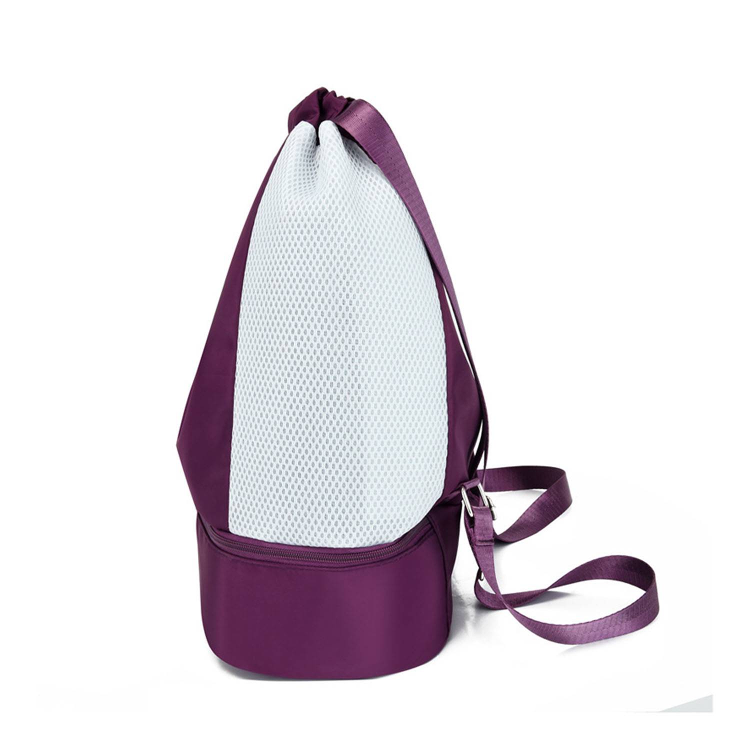 Nylon Drawstring Bag With Shoe Compartment 3