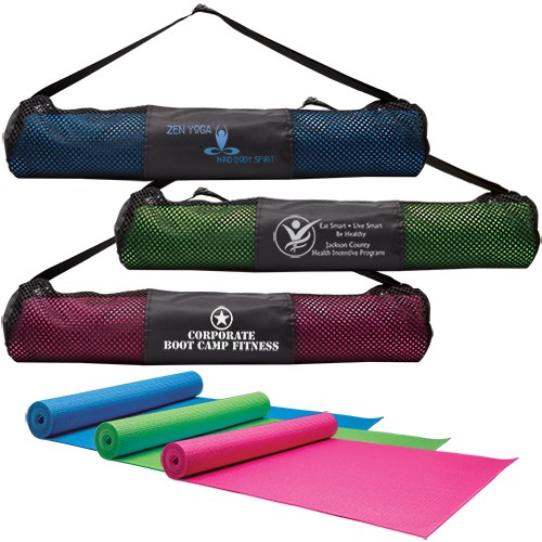 Yoga Fitness Mat & Carrying Case