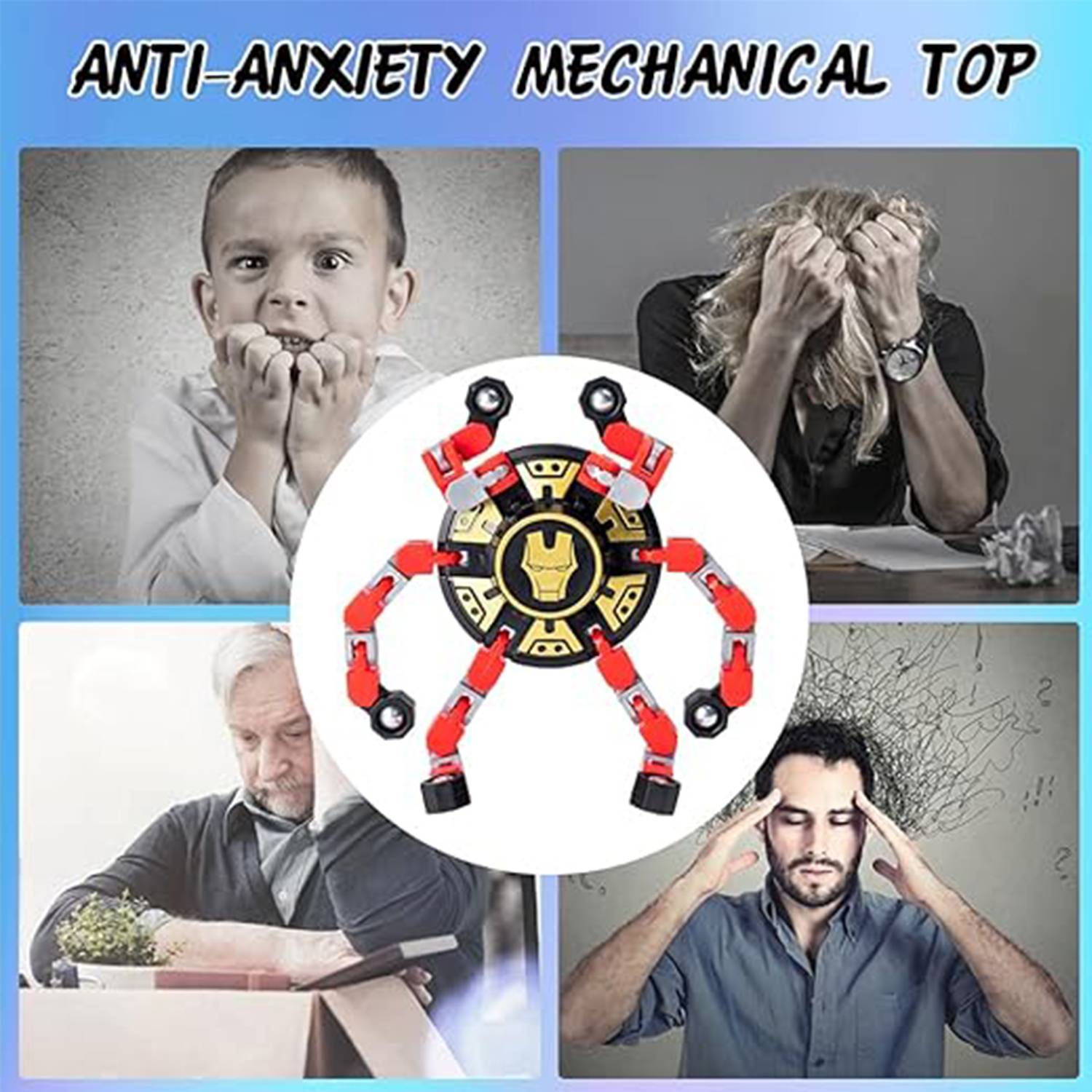 Anxiety Stress Relief Reducer Hand Spinner Toy 4