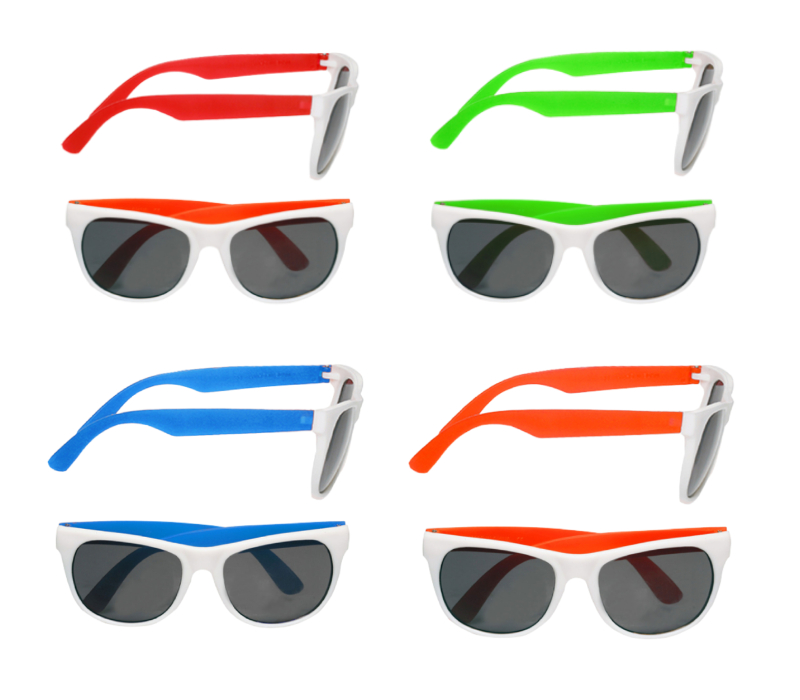 Two-Tone Sunglasses Plastic UV Protection 1