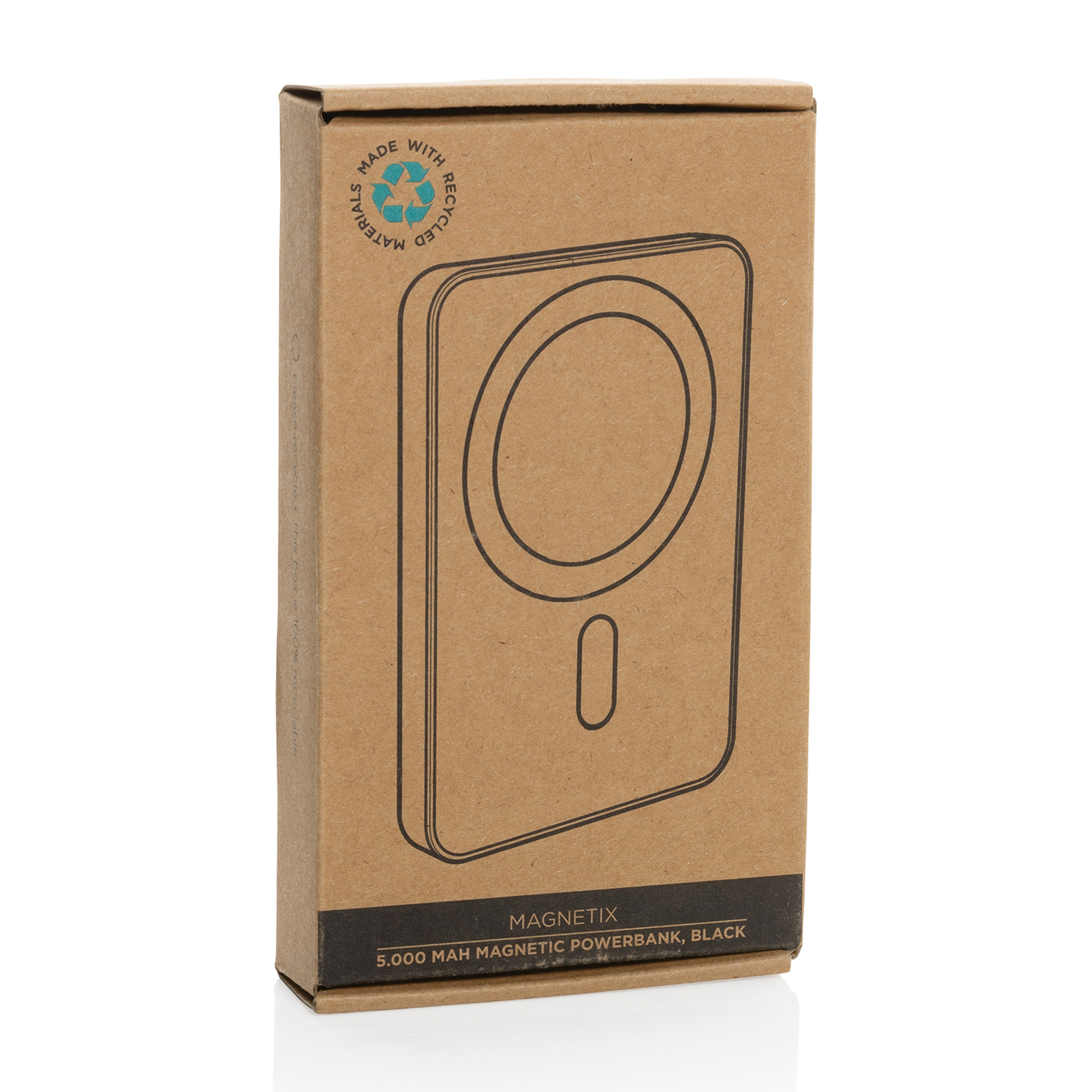 Magnetix Recycled Plastic 5000 mAh Magnetic Powerbank 4
