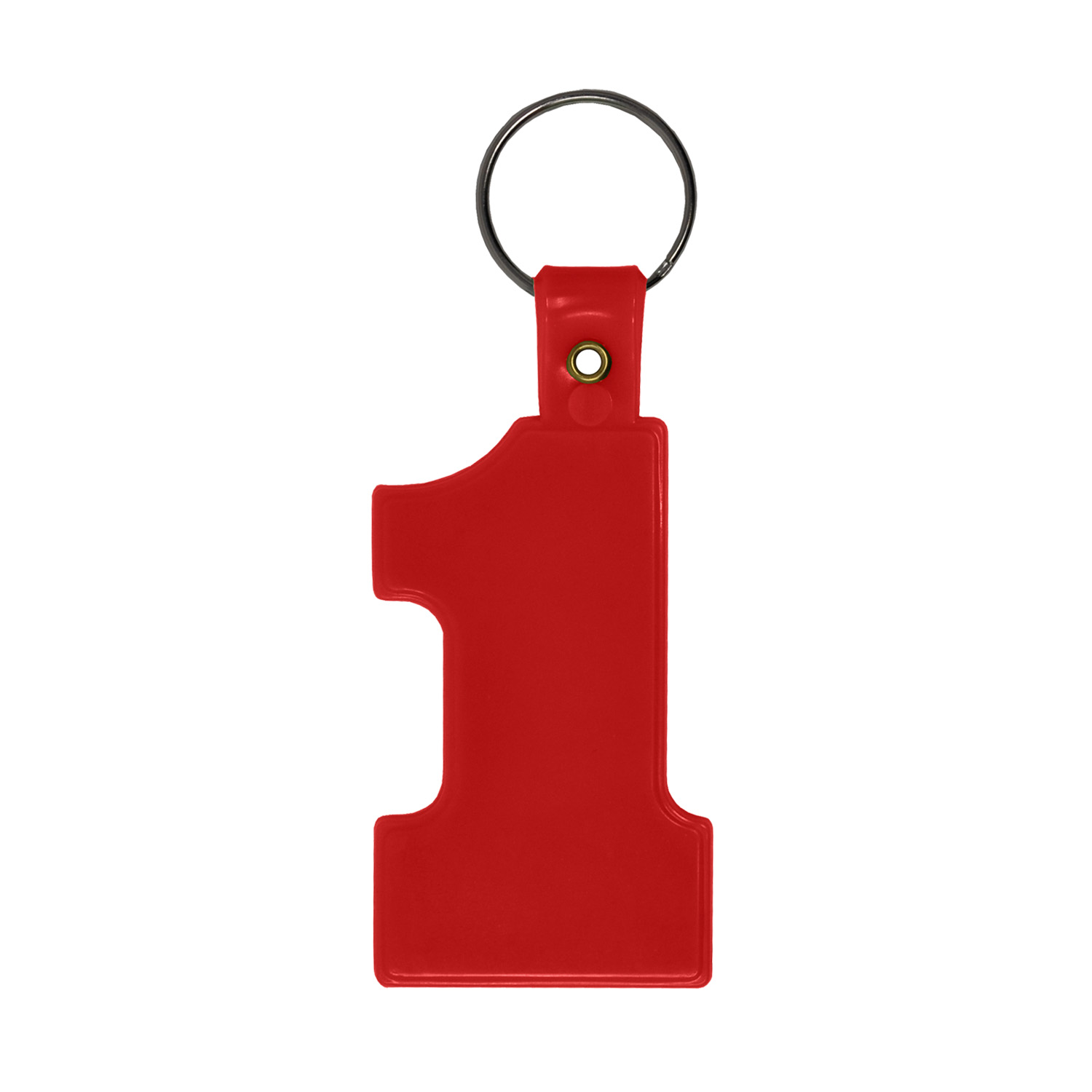 #1 Shaped Key Tag 14