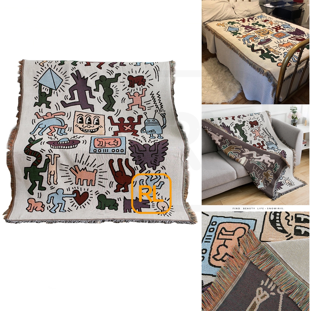 50 X 60 Inch Custom Cotton Woven Blanket 3