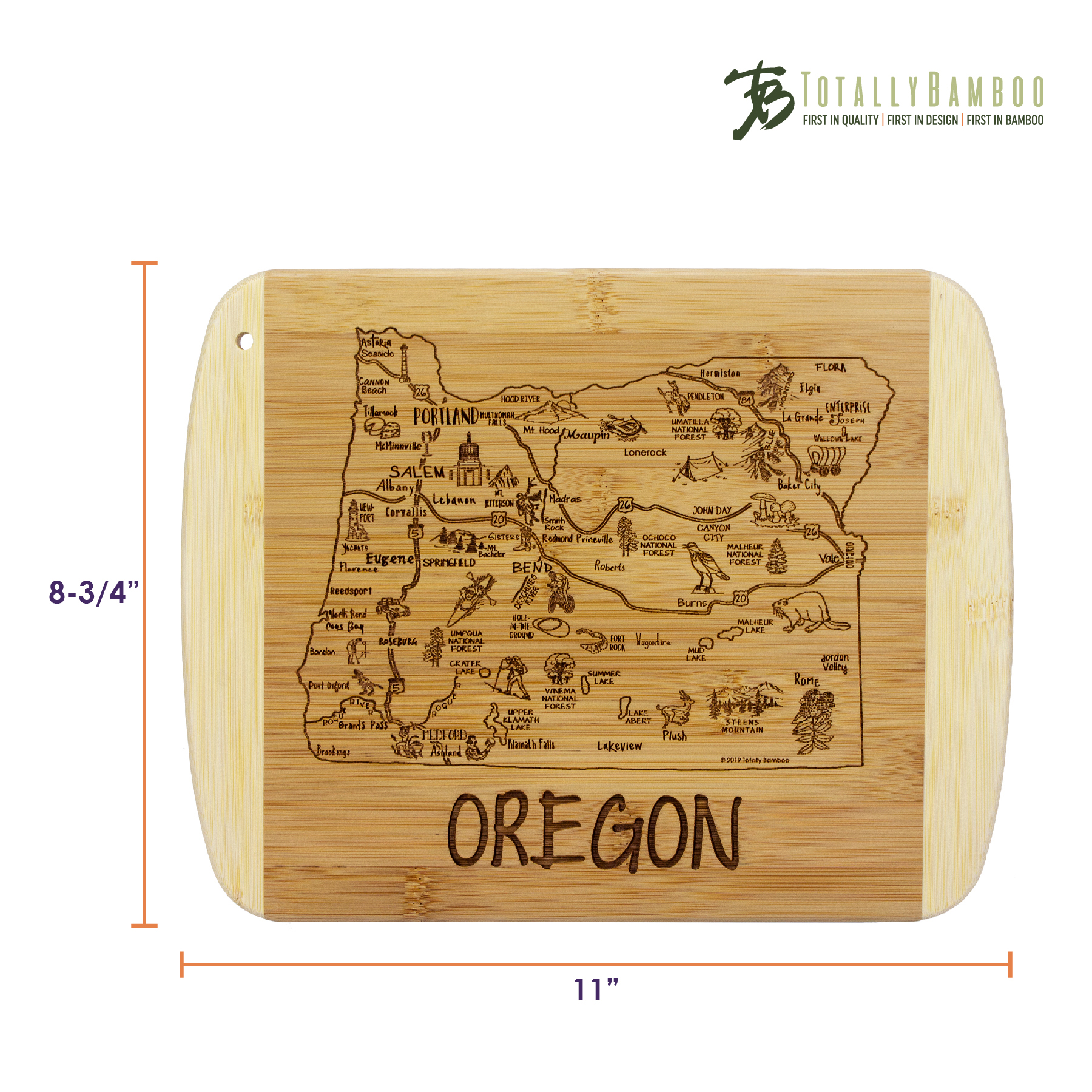 A Slice of Life Oregon Serving & Cutting Board 5