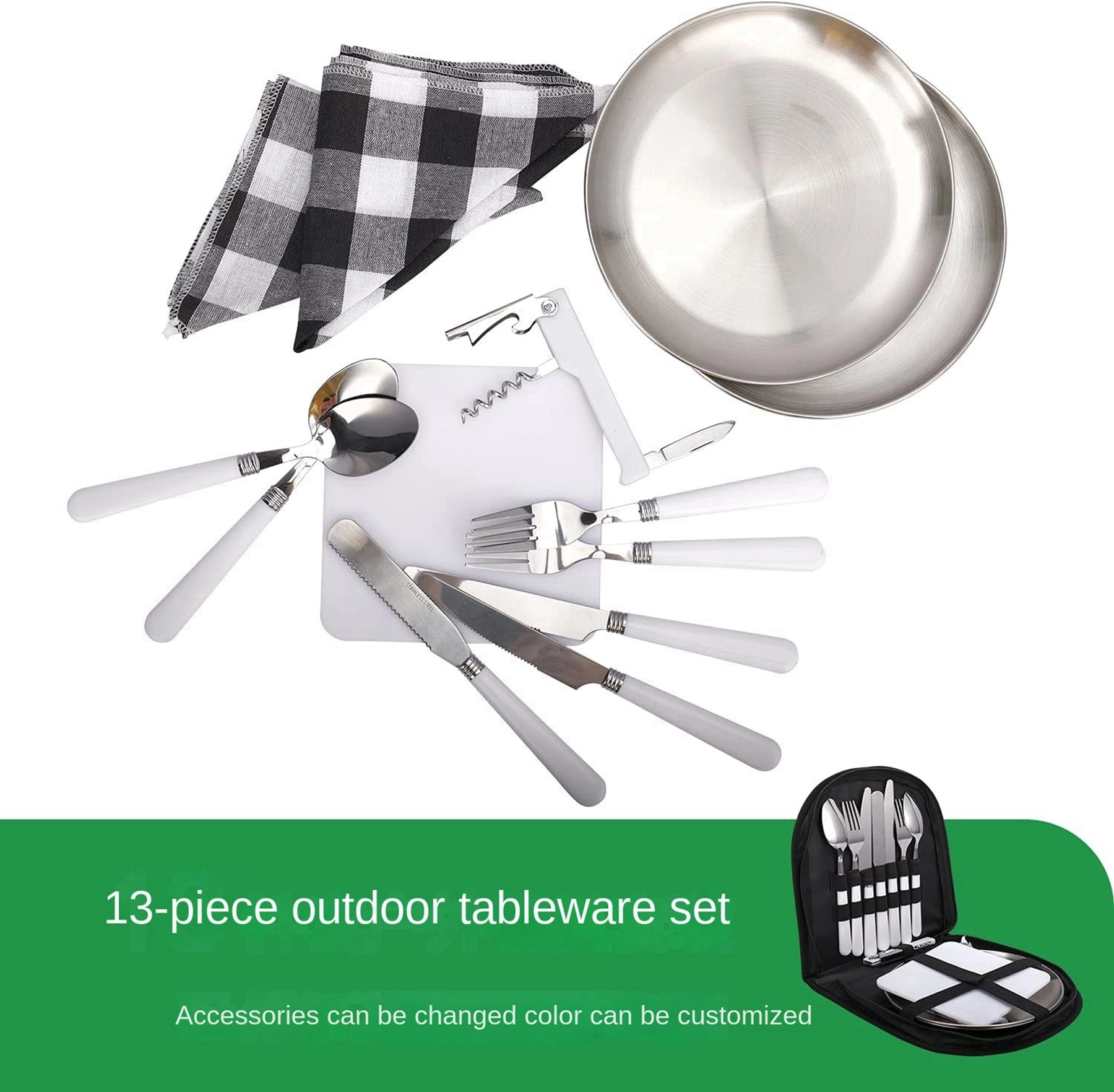 Camping Picnic Utensil 13 Pcs Sets 9